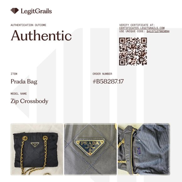 Authentic Prada Tessuto Catena Nylon Quilted Chain Shoulder Bag in Black - Picture 3 of 17